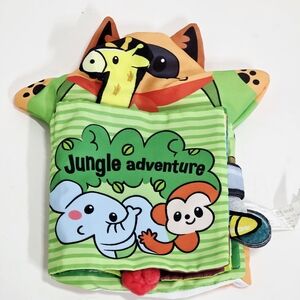 Montessori iPlay ilearn Jungle Adventure Hand Puppet Soft Book